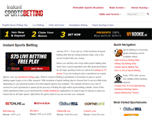 Tablet Screenshot of instantsportsbetting.com